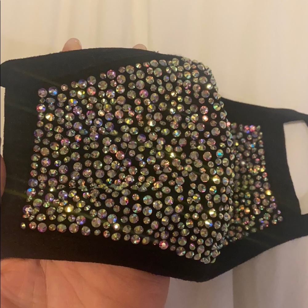 Rhinestone Face Mask - Picture 2 of 5
